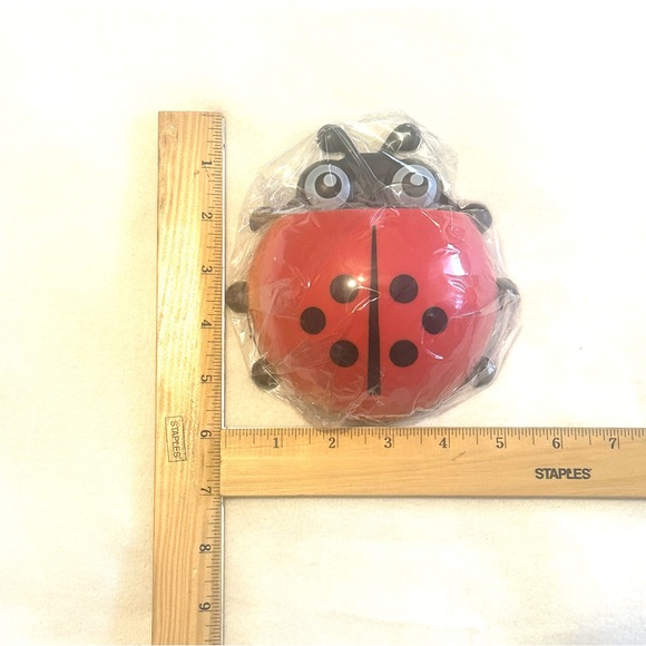 5/$15💥 Lady bug Wall Mount Toothbrush Toothpaste Hair Brush Holder Bathroom 🐞 - Picture 3 of 6